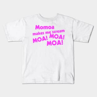 Momoa Makes Me Scream Kids T-Shirt